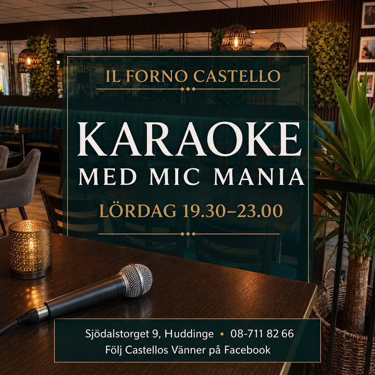 Karaoke varje lördag med Mic Mania