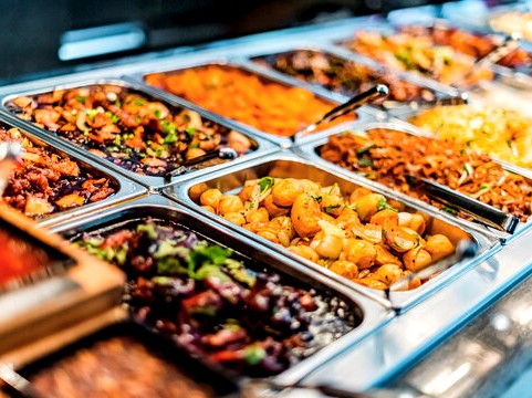 Asiatisk Lunchbuffé